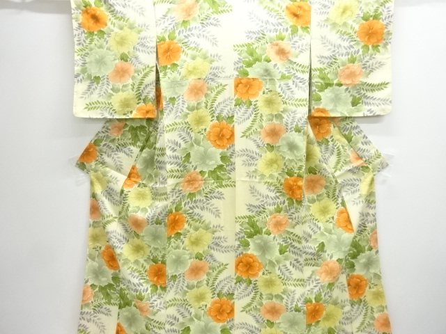 JAPANESE KIMONO / KOMON / FLOWER